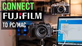 Connect Fujifilm to PCMac [upl. by Aremihc]