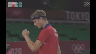 Viktor Axelsen vs Chen Long  Olympic Tokyo 2020 MS Final [upl. by Latsirc772]