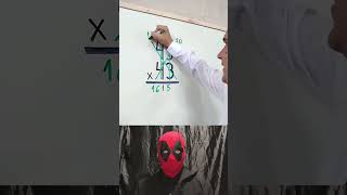 Woooooow this methord mathstricks deadpoolreaction youtubeshorts [upl. by Dorraj]