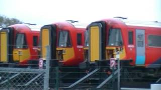 Storedwithdrawn exSouthern Class 442 Units at Ely in Cambridgeshire October 2016 [upl. by Araem]