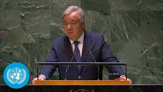 Celebrating 75 Years of the Universal Declaration of Human Rights UN Chiefs Address at UNGA78 [upl. by Christina101]