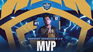 Jonathan all 92 finishes in Oneshot Showdown 20  MVP or wot 🔥🇮🇳🎉 [upl. by Viquelia]