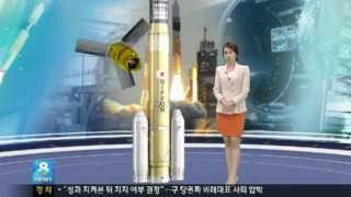 Korean news shows Japanese flag with Arirang3 satellite [upl. by Enywtna275]