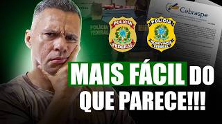 CONCURSO PF PRF SÃO FÁCEIS A VERDADE QUE NINGUÉM TE CONTA [upl. by Zacherie]