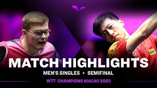 Ma Long vs Alexis Lebrun  MS SF  WTT Champions Macao 2023 [upl. by Ranna]