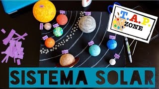 Como hacer una maqueta del Sistema Solar  TAP ZONE [upl. by Htidirrem]