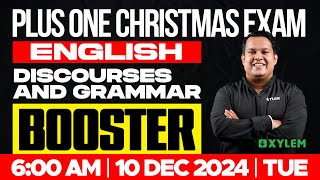 Plus One Christmas Exam English  Booster  Discourses and Grammar  Xylem Plus One [upl. by Golub870]