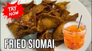 HOW TO MAKE CRISPY FRIED SIOMAI [upl. by Caundra181]