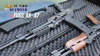 Prueba AK47 POLIMERO 🎯 Réplica Traumática Cal 9mm [upl. by Saqaw221]