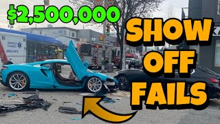 When Showing Off Goes Wrong 43 CAR FAILS 2024  Majestic Motors [upl. by Margalo]