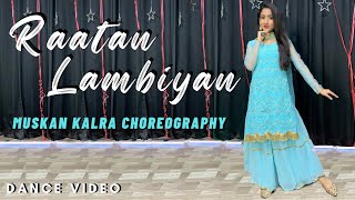 Raataan Lambiyan  Shershaah  Jubin Nautiyal  Asees Kaur  Dance Video  Muskan Kalra [upl. by Wohlert699]