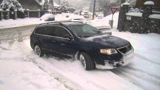 Passat 20tdi 4motion on snow [upl. by Georglana905]