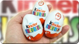 Kinder Surprise 3 Eggs Unboxing Holland [upl. by Anyr]