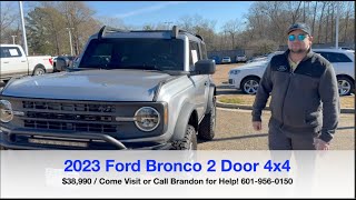 2023 Ford Bronco 2 Door 4x4 for Sale [upl. by Saticilef]