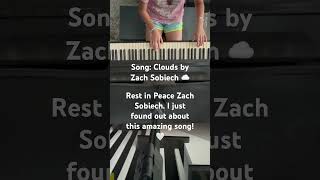 Clouds Zach Sobiech ☁️ music piano cover practice zachsobiech clouds [upl. by Nagey575]