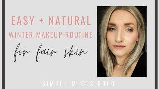 My Everyday Winter Makeup Routine having fair skin [upl. by Naniac924]