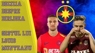 Decizia cu privire la Birligea  Gestul lui Luis Munteanu  fcsb steaua [upl. by Anh]