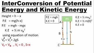 interconversion of potential energy and kinetic energy [upl. by Abdulla]