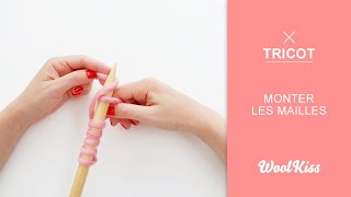 Tricot  Apprendre à monter les mailles [upl. by Atnohsal]