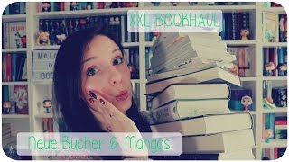 XXL BOOKHAUL  Buch und Manganeuzugänge März 2017  melodyofbooks [upl. by Akem]