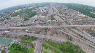 Échangeur Turcot Interchange  Drone  Nov 17 2018 [upl. by Zailer]