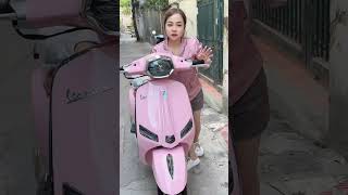 Vespa 50cc bản 2024 hồng baby 0854476188 [upl. by Pulling]