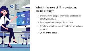 IAPP CIPT Certified Information Privacy Technologist Exam Part 5 [upl. by Naig]