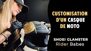 Customisation dun casque moto Shoei Glamster [upl. by Timothea237]