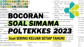 Bocoran Soal SIMAMA Poltekkes 2024 zoom kursus SIMAMA [upl. by Aerdnahs]