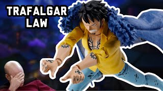 SH Figuarts One Piece Trafalgar Law Wano Arc Action Figure Review Tamashii Nations BANDAI [upl. by Anerrol]