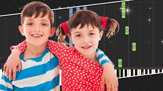 Topsy and Tim Theme Song  Piano Tutorial [upl. by Dagny]