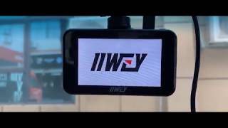 How to use the iiwey D02 EC018 dual dash cam [upl. by Adnicaj371]