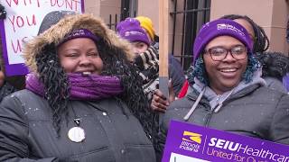 SEIU HCIIs Lakesia Collins Wins The Primary [upl. by Airrej]