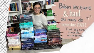 Légèrement dans labus mais jai déjà fait pire  bilan amp haul du mois de novembre 2024  🍴📚❤️ [upl. by Alioz]