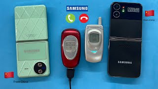 Incoming Calls Old Samsung A800 amp Samsung X460 Vs Samsung 4 amp Samsung 7 From China [upl. by Haze]