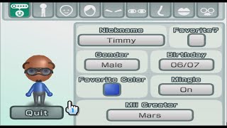 Timmy  Animal Crossing  Mii 1931 [upl. by Ellennod730]