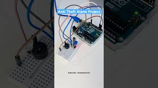 Anti Theft Alarm Project ​⁠Arduino iotproject iot electronics viraltech viralshort [upl. by Neeka777]