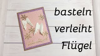 🎀 Basteln verleiht Flügel  Miniflügel DIY selbermachen mit Stanzform 🎀 [upl. by Leina267]