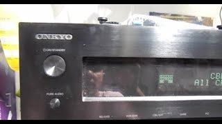 HOW TO REST ONKYO Receiver Factory Reset fix [upl. by Husain]