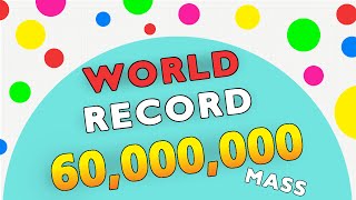 Agario 60000000 Gameplay  World Record Highscore [upl. by Folger]