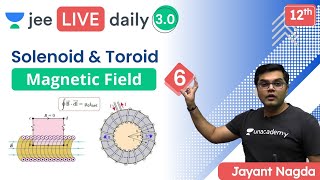 JEE Magnetic Field L6  Solenoid  Toroid  Unacademy JEE  JEE Physics  Jayant Nagda [upl. by Dibb]