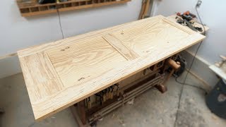 How To Make A REAL Door From Plywood [upl. by Ahsekahs]