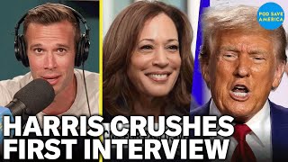 Kamala Harris Expertly Handles Donald Trumps Attacks In First Interview As Nominee [upl. by Batista]