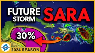 Sara is expected to form this week in the Caribbean Attention Jamaica Cayman Islands and Florida [upl. by Halika]