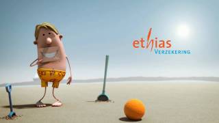 Ethias Insurance  beach billboard [upl. by Erie]