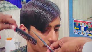 Simple Hair Cutting style Boy  Simple Hair Cut Riaz Hair saloon [upl. by Aamsa]