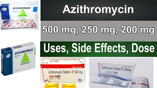 Azithromycin tablet ip 500 uses in Hindi [upl. by Onailimixam197]