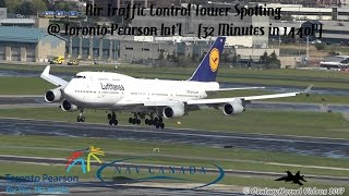 Air Traffic Control Tower Spotting  Toronto Pearson Intl May 14 2017 [upl. by Naveb]