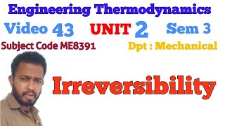 Irreversibility  Engineering Thermodynamics [upl. by Sofko172]