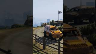 Israeli Military Convoy GTA 5 shortsfeed military [upl. by Gaynor]